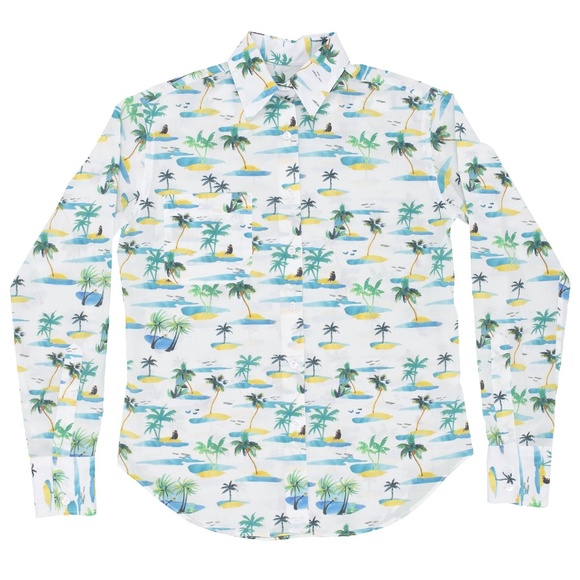G.Kero Paris Button Down in Palm Island - Picture 1 of 3